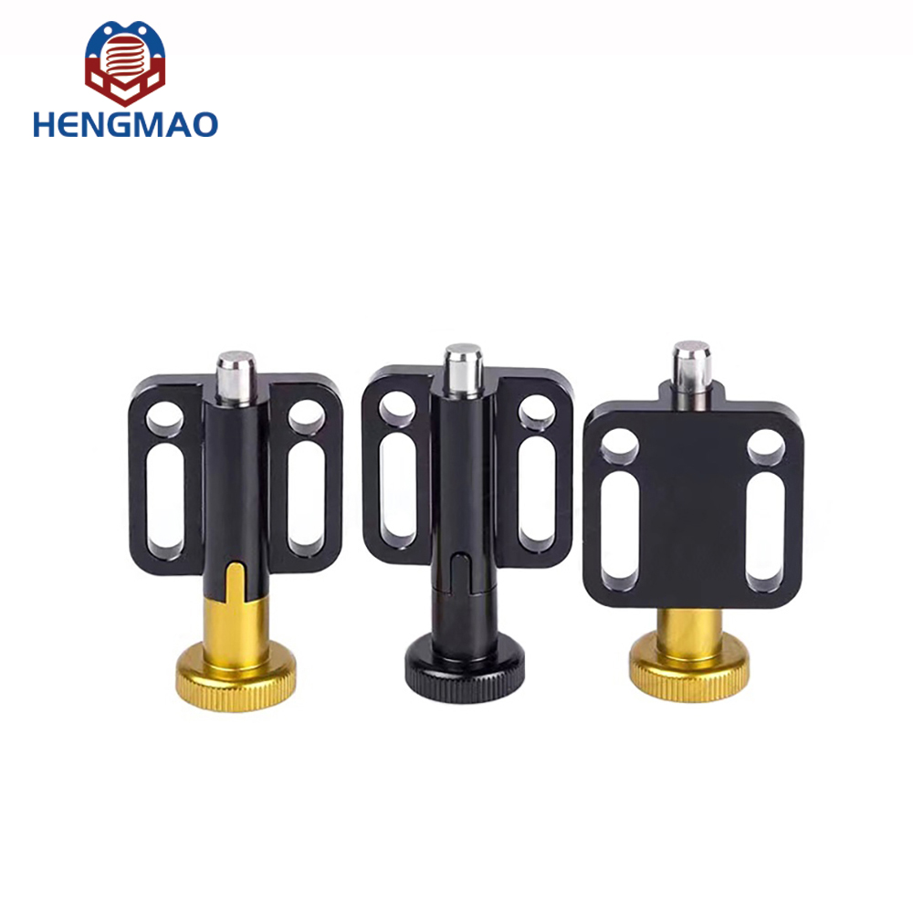 Knob Type Plate Mount Retractable Spring Plungers