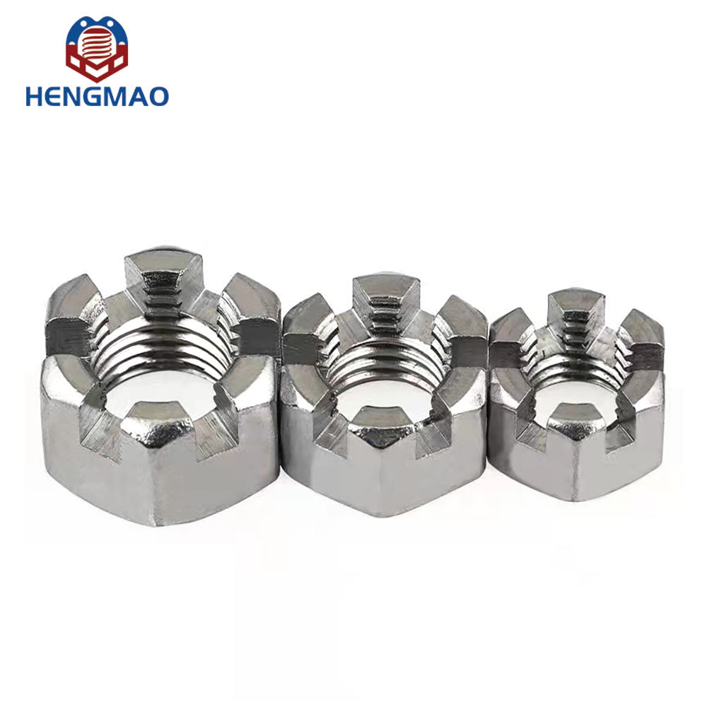 Hex Slotted Nut