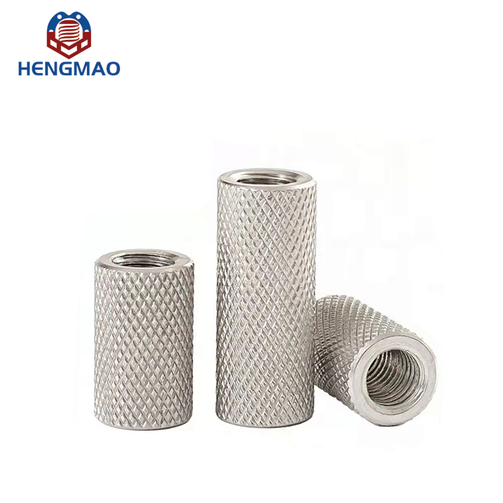 Long Knurled Round Coupling Nut