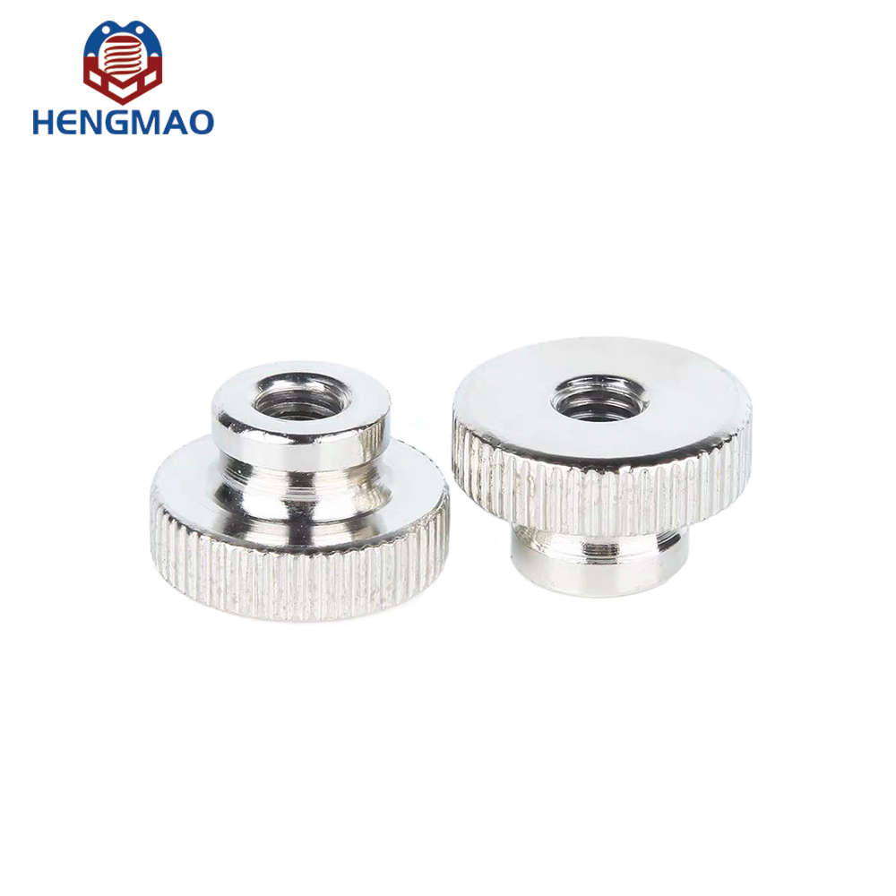 Knurled Round Thumb Nut with Collar